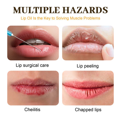 Honey Lip Oil 🍯💄 | Fresh Beeswax Lip Balm 🐝 | Long-Lasting Moisturizing 💧 | Transparent Lip Oil ✨ | Liquid Lipstick Effect 💋 | Lip Care & Skin Care Product 🌸