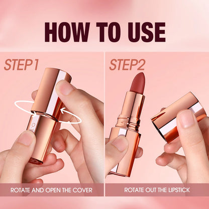 💄 O.TWO.O Matte Lipstick ✨ | Waterproof & Long-Lasting 💧 | Smudge-Free 😍 | Highly Pigmented 🎨 | Classic Velvet Finish 🌸 | Professional Lip Tint Makeup 💖