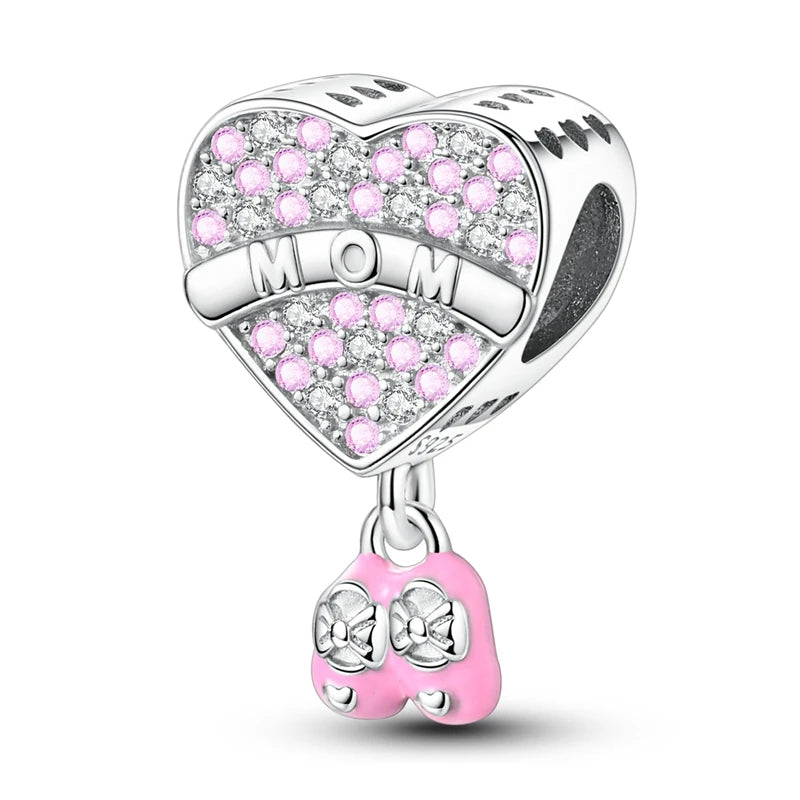 💎✨ 925 Sterling Silver Heart Charm Bead – Mother’s Day Special ✨💎