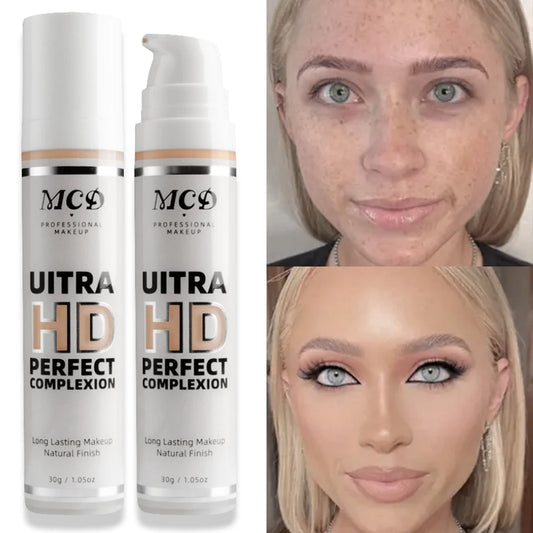 💄 9-Color Full Coverage Concealer & Foundation ✨ | High Coverage Liquid Cream 🧴 | Natural Matte Base Makeup 🌸 | Cushion Foundation for Flawless Skin 💖