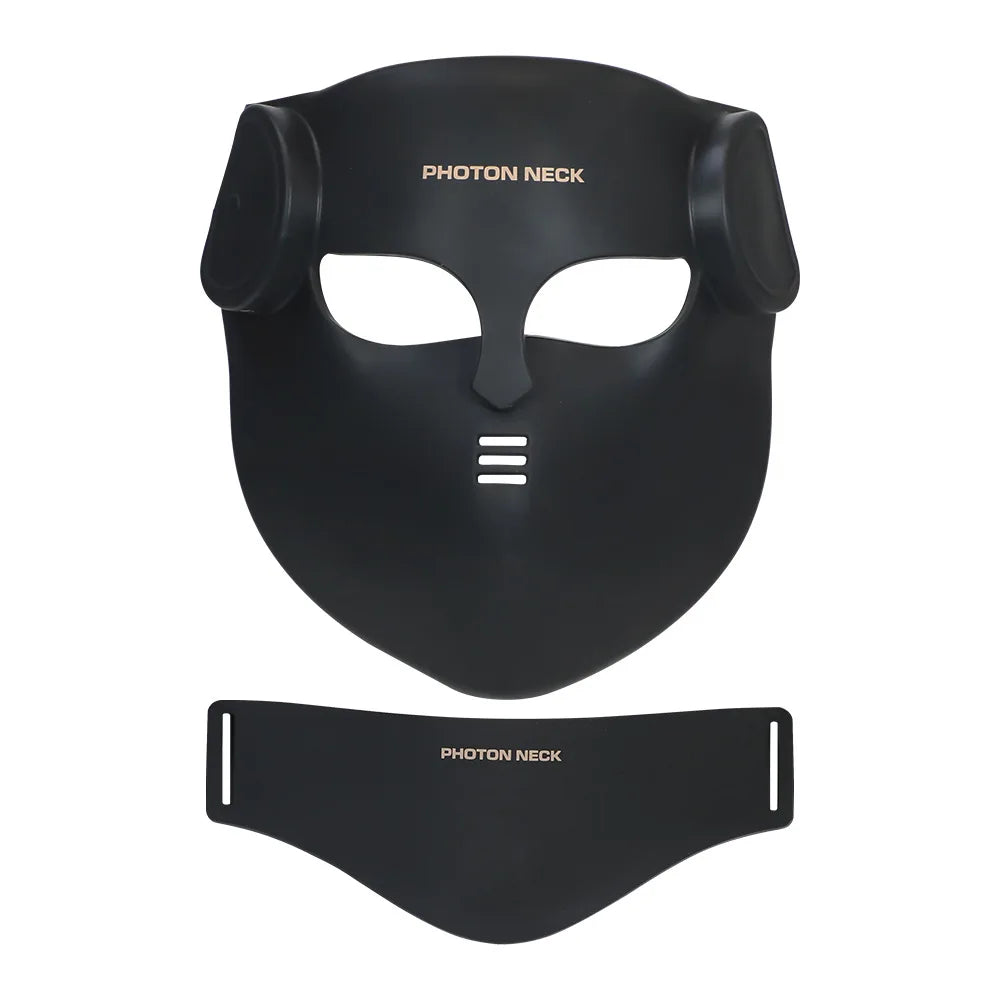 LED Face and Neck Mask with Red Light and Infrared Therapy