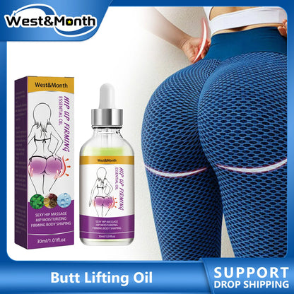 🍑✨ Buttock Massage Essential Oil – Hip Lift, Plumping & Firming 💖🔥