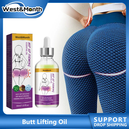 🍑✨ Buttock Massage Essential Oil – Hip Lift, Plumping & Firming 💖🔥