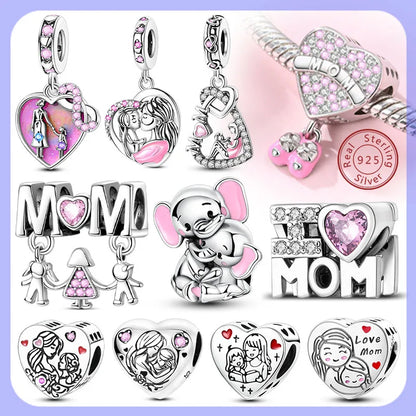 💎✨ 925 Sterling Silver Heart Charm Bead – Mother’s Day Special ✨💎