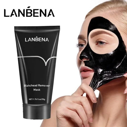 🧴 LANBENA Blackhead Remover Mask ✨ | Shrinks Pores 🔍 | Deep Cleansing 🧼 | Acne Treatment 🌿 | Improves Rough Skin 💖 | Brightening Skin Care 🌸