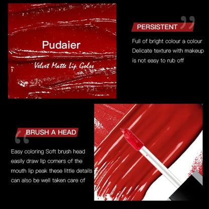 💄✨ 17-Color Sexy Matte Lip Makeup – Long-Lasting Liquid Lipstick & Lip Gloss 💋💖