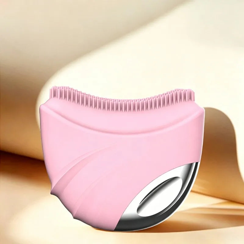 Silicone Lymphatic Drainage Face Brush and Gua Sha Massager