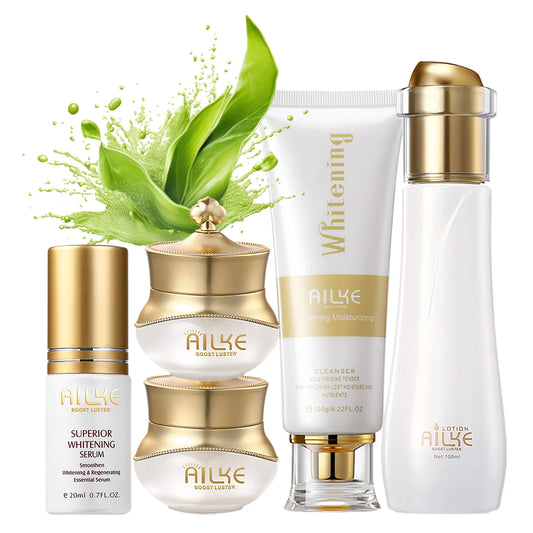 AILKE Whitening & Anti-Wrinkle Face Cream 🌸✨ | Freckle Care 🌿 | With Collagen 🧬 & Hyaluronic Acid 💧 | Rose Skin Care 🌹 | Korean Facial Moisturizer Set 💆‍♀️💖
