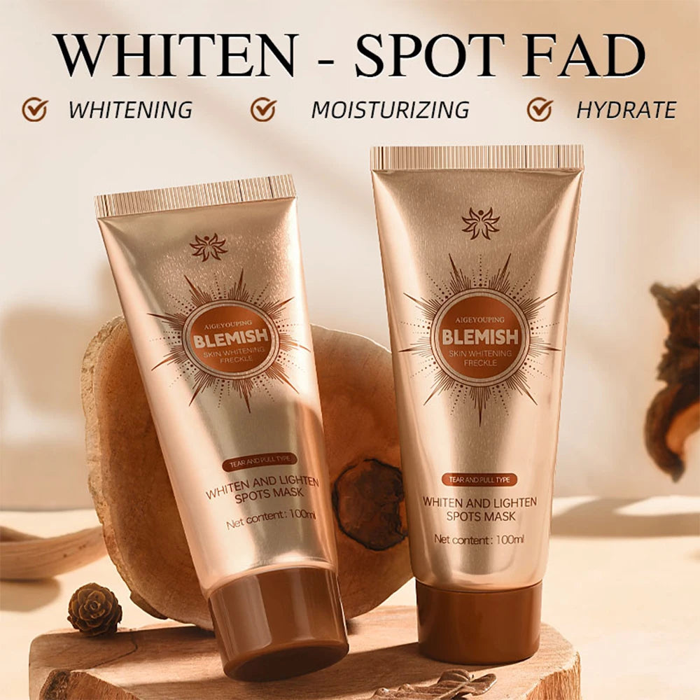 🧴 100ml Whitening Tear-Off Mask ✨ | Spot Lightening 🌸 | Deep Cleanses Pores 🧼 | Refreshing & Moisturizing 💧 | Improves Skin Texture 💖