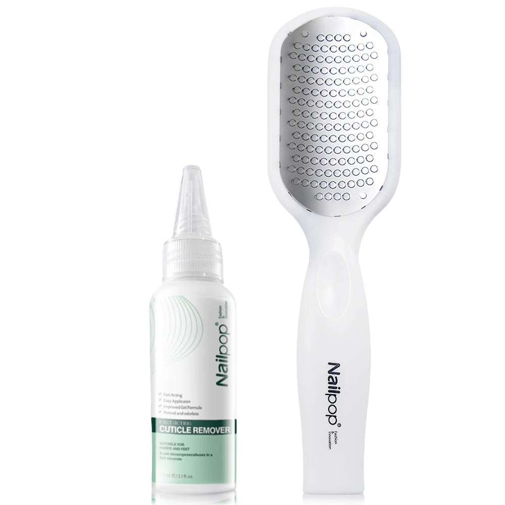 🦶✨ Nailpop Professional Callus Remover Kit – Extra Strength Gel & Foot File ✨🦶