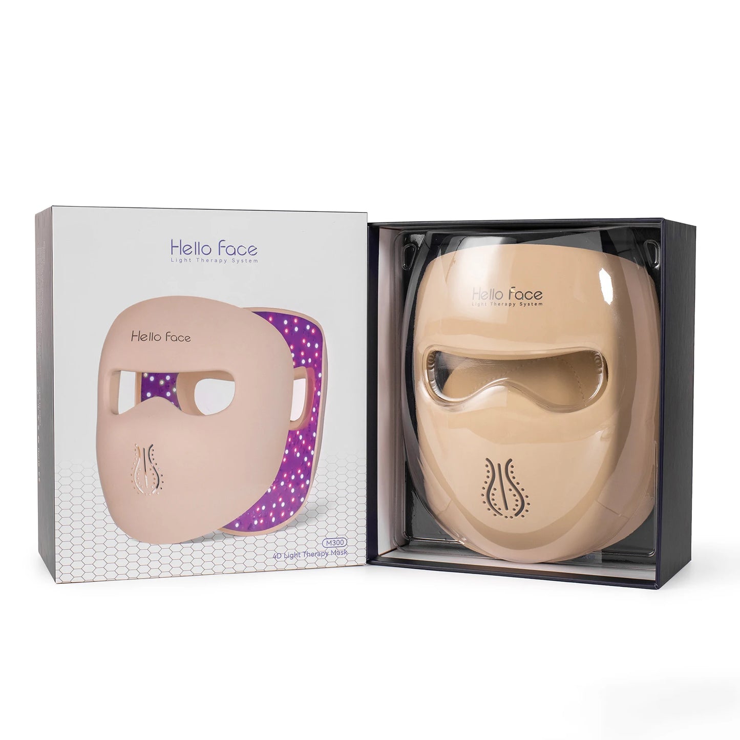 Hello Face M300 LED Light Therapy Mask - Anti-Aging & Acne Care