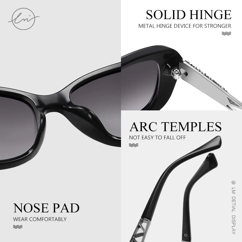 🕶️✨ LM 2024 Women’s Sunglasses – Luxury Gradient Polarized UV400 Eyewear ✨👑