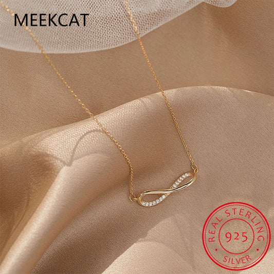 💎 925 Sterling Silver Heart Pendant Necklace – Sparkling Cubic Zirconia 💎