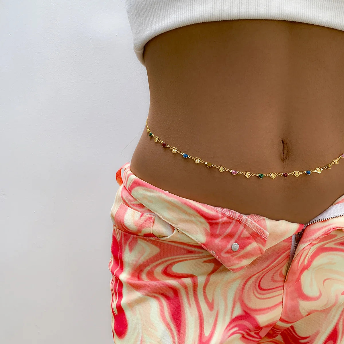 ✨💃 Hip Hop Double Layer Waist Chain – Sexy Adjustable Body Jewelry 🔗🔥