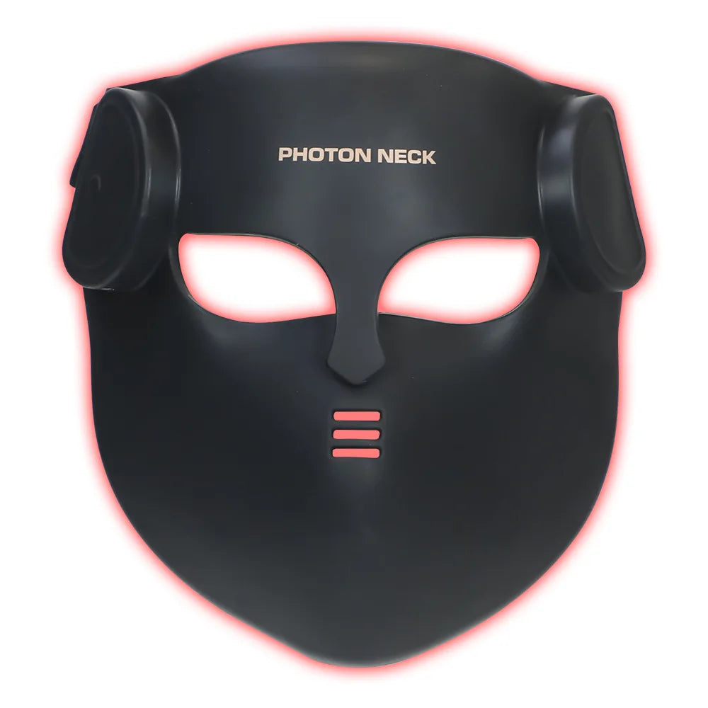LED Face and Neck Mask with Red Light and Infrared Therapy