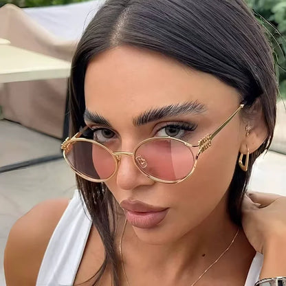 🕶️✨ Fashion Designer Sunglasses & Optical Glasses – Unisex Metal Frame 👓✨