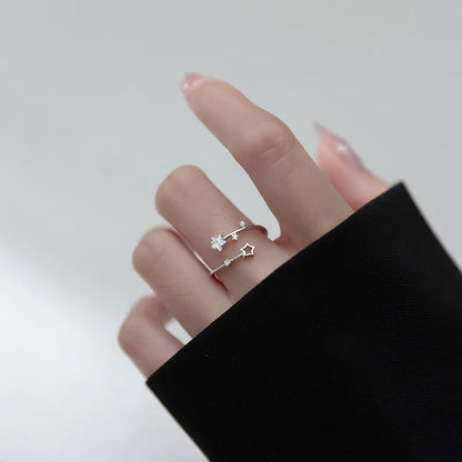 🌟💎 925 Sterling Silver Star Ring – Shining Geometric Charm 💎🌟