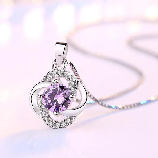 💎✨ 925 Sterling Silver Flower Necklace ✨💎