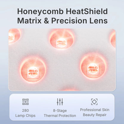 Wireless Red Light Face Mask - 850nm Infrared & Anti-Aging