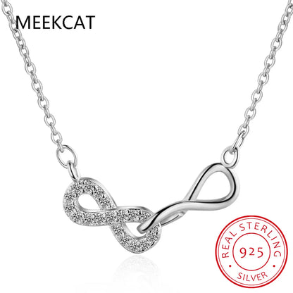 💎 925 Sterling Silver Heart Pendant Necklace – Sparkling Cubic Zirconia 💎