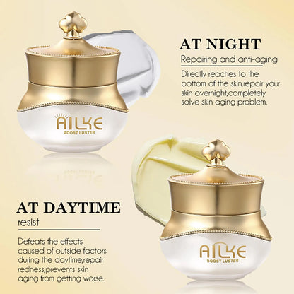 AILKE Whitening & Anti-Wrinkle Face Cream 🌸✨ | Freckle Care 🌿 | With Collagen 🧬 & Hyaluronic Acid 💧 | Rose Skin Care 🌹 | Korean Facial Moisturizer Set 💆‍♀️💖