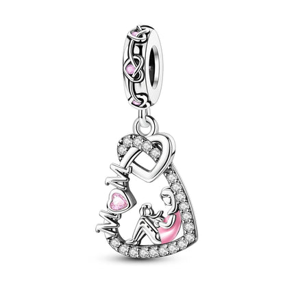 💎✨ 925 Sterling Silver Heart Charm Bead – Mother’s Day Special ✨💎