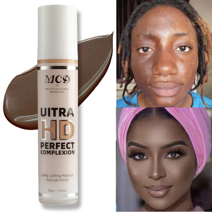 💄 9-Color Full Coverage Concealer & Foundation ✨ | High Coverage Liquid Cream 🧴 | Natural Matte Base Makeup 🌸 | Cushion Foundation for Flawless Skin 💖
