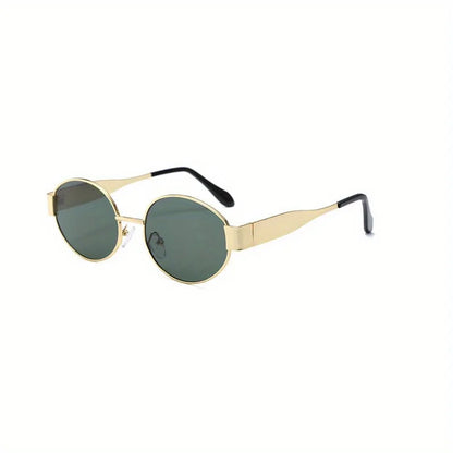 🕶️✨ Oval Sunglasses – Trendy Metal Frame Shades for Women & Men ✨🌍