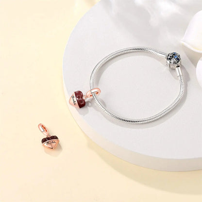🌟💎 Classic 925 Sterling Silver Rose Gold Charms Collection 💎🌟