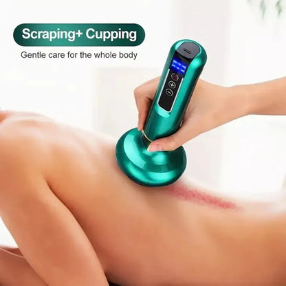Electric Cupping Massager ⚡✨ | Vacuum Suction Cup 💆‍♀️ | Anti-Cellulite & Body Slimming 🔥 | Infrared Heat Therapy 🌡️ | Beauty & Health Gua Sha Scraping Tool 🌿