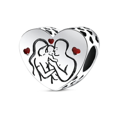 💎✨ 925 Sterling Silver Heart Charm Bead – Mother’s Day Special ✨💎