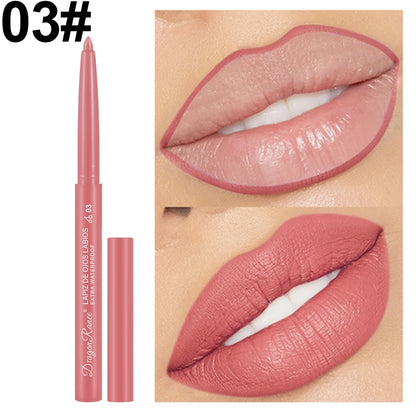 Automatic Rotating Waterproof Matte Lip Liner Pen