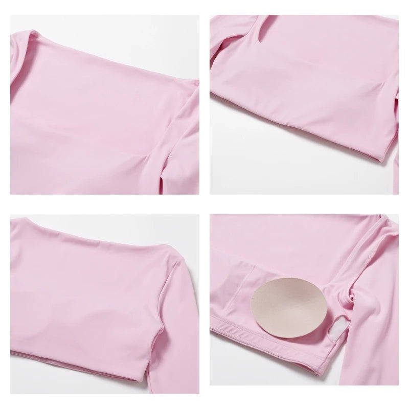 Hearuisavy Women's Quick Dry Sports Crop Top