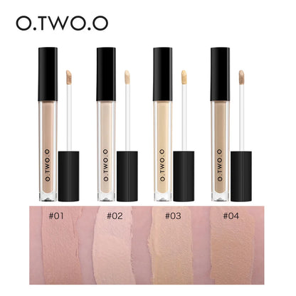 💄 O.TWO.O Liquid Concealer ✨ | Full Coverage Face & Eye Base 👁️ | Hides Dark Circles & Blemishes 🌸 | Contour & Highlight 🎨 | 4 Shades Professional Makeup 💖