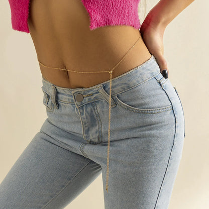✨💃 Hip Hop Double Layer Waist Chain – Sexy Adjustable Body Jewelry 🔗🔥