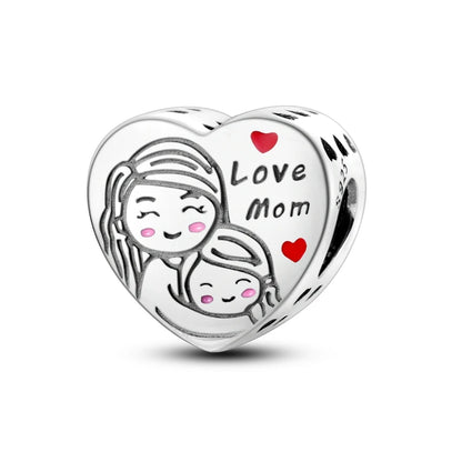 💎✨ 925 Sterling Silver Heart Charm Bead – Mother’s Day Special ✨💎
