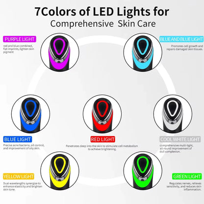 🌈 7-Colors Age-R Booster Pro 💆‍♀️ | Anti-Wrinkle Facial Beauty Device ✨ | EMS Microcurrent Lift Massager 🔋 | Home Use Skin Care Tool 🏠 | Youthful Glow Skincare 💖