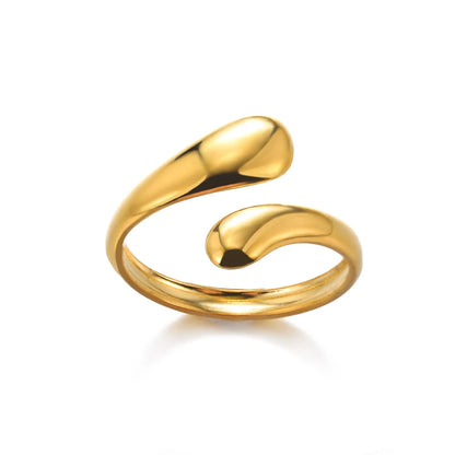 Gold Chunky Ball Ring – Adjustable