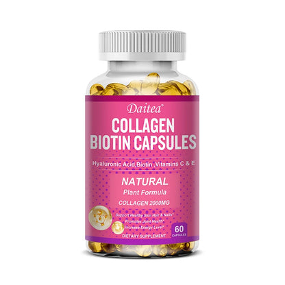 💊✨ Daitea Collagen + Biotin Capsules – Skin, Hair, Nails & Joint Support ✨💊