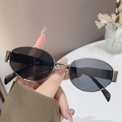 😎 Sexy Small Oval Women’s Sunglasses 🕶️ | Trendy Luxury Design ✨ | Metal Frame Shades 🔩 | UV400 Protection 🌞 | Classic Vintage Eyewear 💃🔥