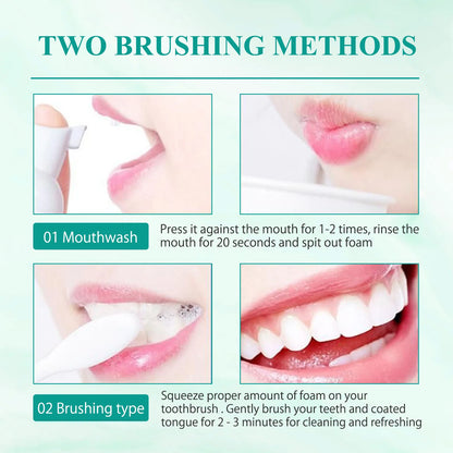 😁✨ Whitening Foam Toothpaste – Clean, Protect & Freshen Breath 🦷🌿