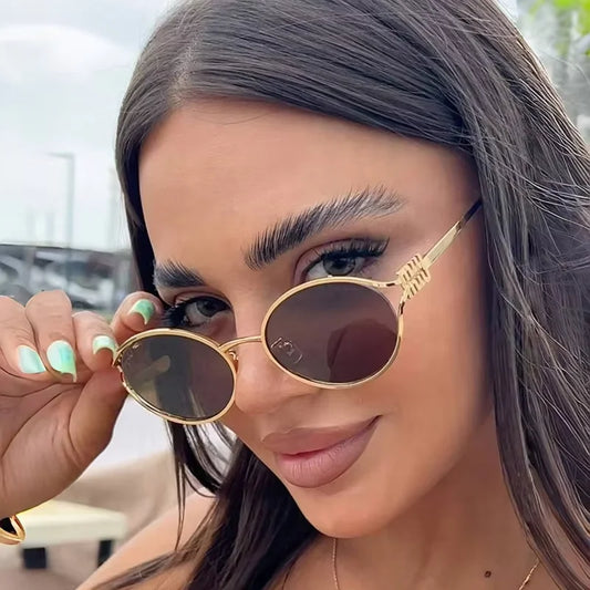 🕶️✨ Fashion Designer Sunglasses & Optical Glasses – Unisex Metal Frame 👓✨