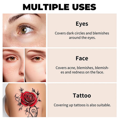 💄 9-Color High Coverage Concealer ✨ | 1PC BB Cream Foundation 🧴 | Anti-Dark Circles & Freckles 🌸 | Long-Lasting & Waterproof 😍 | Face Makeup Must-Have 💖