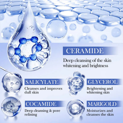 🧴 Salicylic Acid Facial Cleanser 🌿 | Oil-Control & Anti-Acne Care 😎 | Gentle & Mild Formula ✨ | Whitening Skin Care 💖 | Deep Cleansing Face Wash 🚿