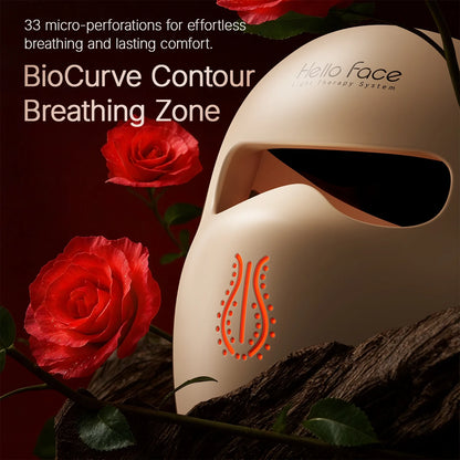 Hello Face M300 Photon LED Mask - Skin Firming, Anti-Acne & Anti-Aging