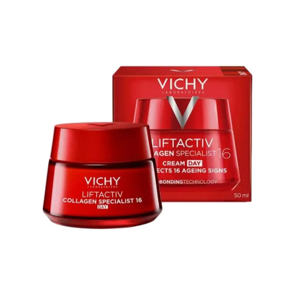 🌙 Vichy Collagen Firming Night Cream 💎 | Deep Moisturizing 💧 | Wrinkle Reduction & Anti-Aging ✨ | Visible Results in 16 Days ⏳ | Day & Night Skin Care 🌸