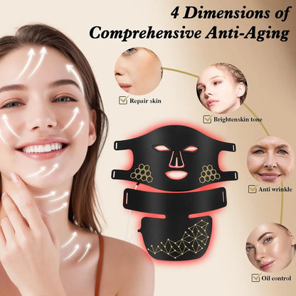 Hello Face LED Mask - Anti-Aging & Acne Face Neck Treatment