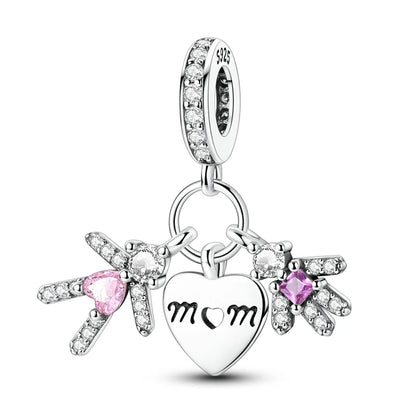 💎✨ 925 Sterling Silver Heart Charm Bead – Mother’s Day Special ✨💎
