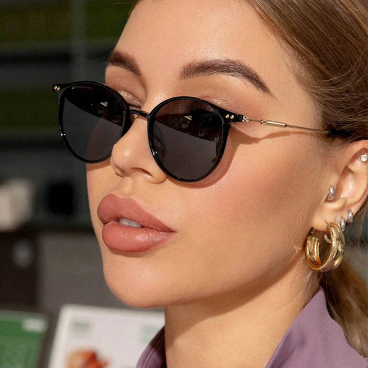 🕶️✨ CHUBAN Round Vintage Sunglasses – Retro Luxury Designer Shades for Women ✨🌸