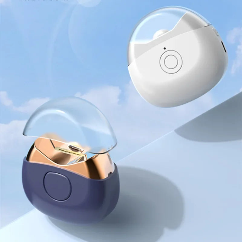 Electric Nail Clipper with LED Light - USB Rechargeable Nail Grinder & Polisher